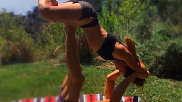 Nikki Reed's All About Acro Yoga But Should You Try It?
