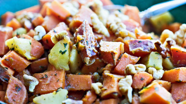Vegan sweet potato salad recipe