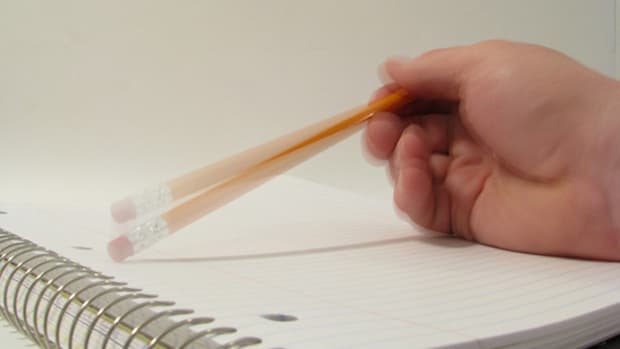 Tapping  a pencil