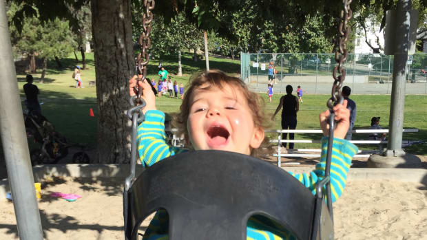 Getting Her Daily Germs: Why I Let My Daughter Lick Playground Equipment
