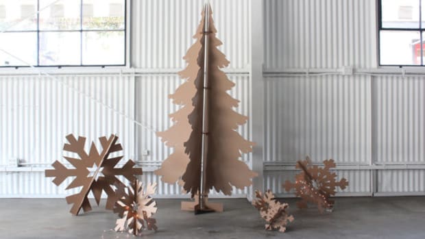 Clever DIY Christmas tree alternatives.