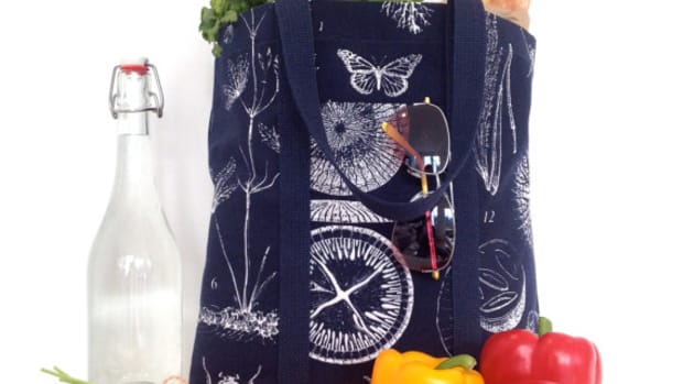 Make your own reusable grocery bags.