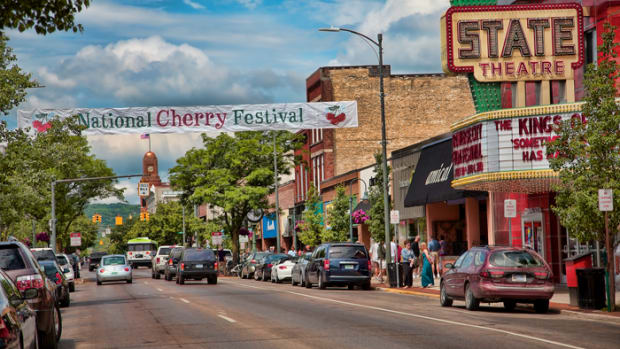 The National Cherry Festival in Traverse City, Michigan