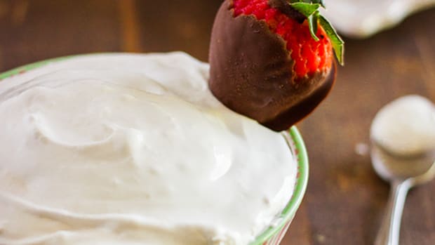 Chocolate Covered Strawberries with Coconut Whipped Cream Recipe