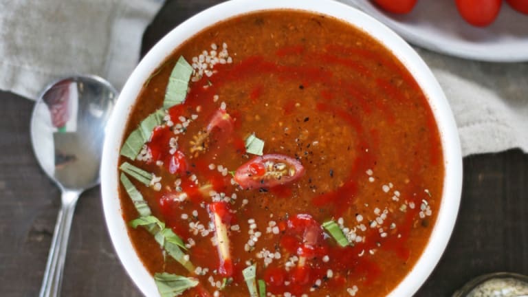 Make This Zesty Summer Gazpacho Recipe With Your Ripe Garden Tomatoes