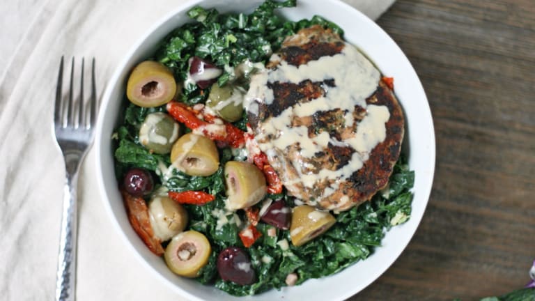 Salmon Burger and Kale Salad: A Recipe Match Made in Drool Heaven