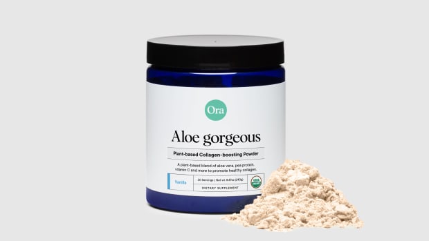 Ora Organic Aloe Gorgeous Plant-Based Collagen Boosting Powder, Vanilla