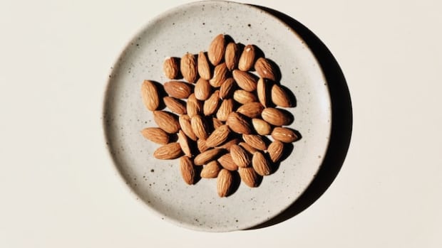 plate of almonds organic authority