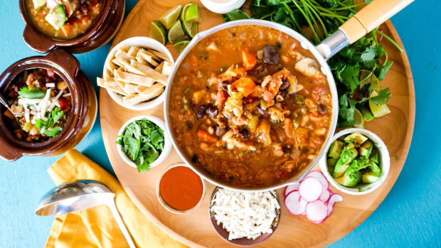 Chef Bai's spicy maple slow cooker chili with balanced flavors.