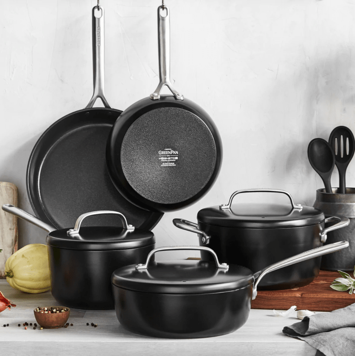 Greenpan GP5 collection of cookware