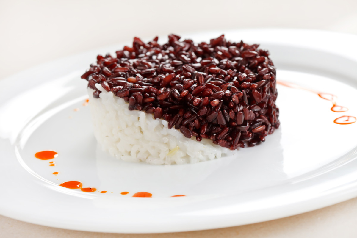 black and white rice