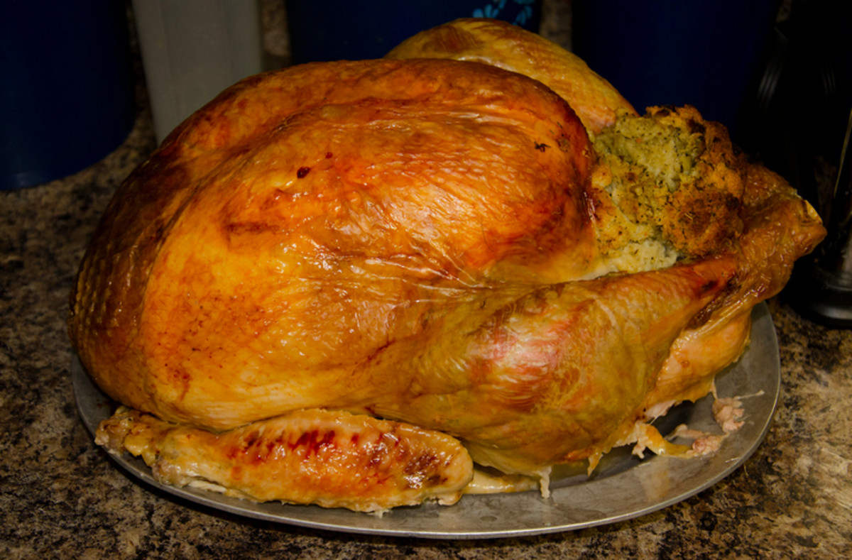 roasted stuffed turkey