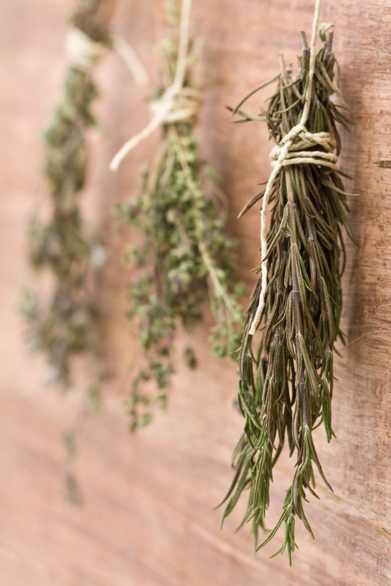 Dried herb bundles