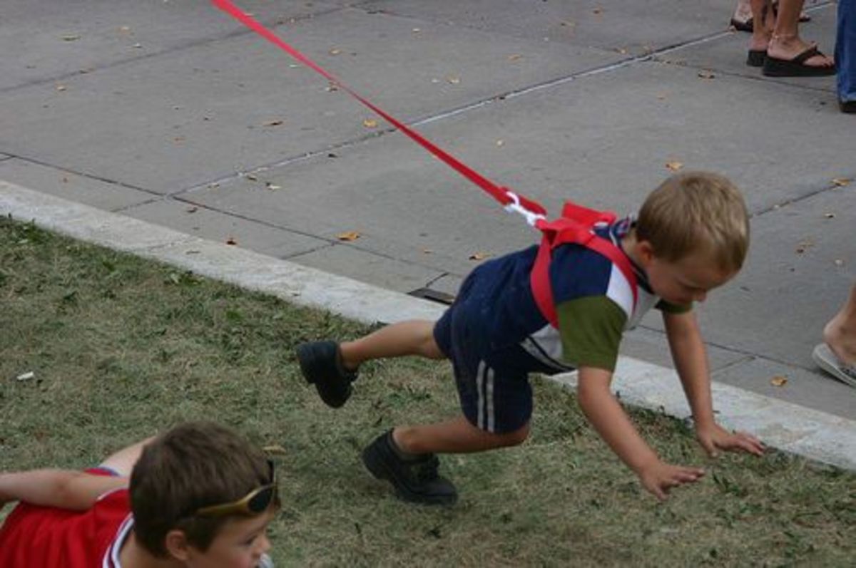 kid-on-leash