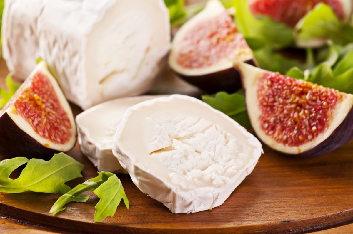 Goat cheese with figs