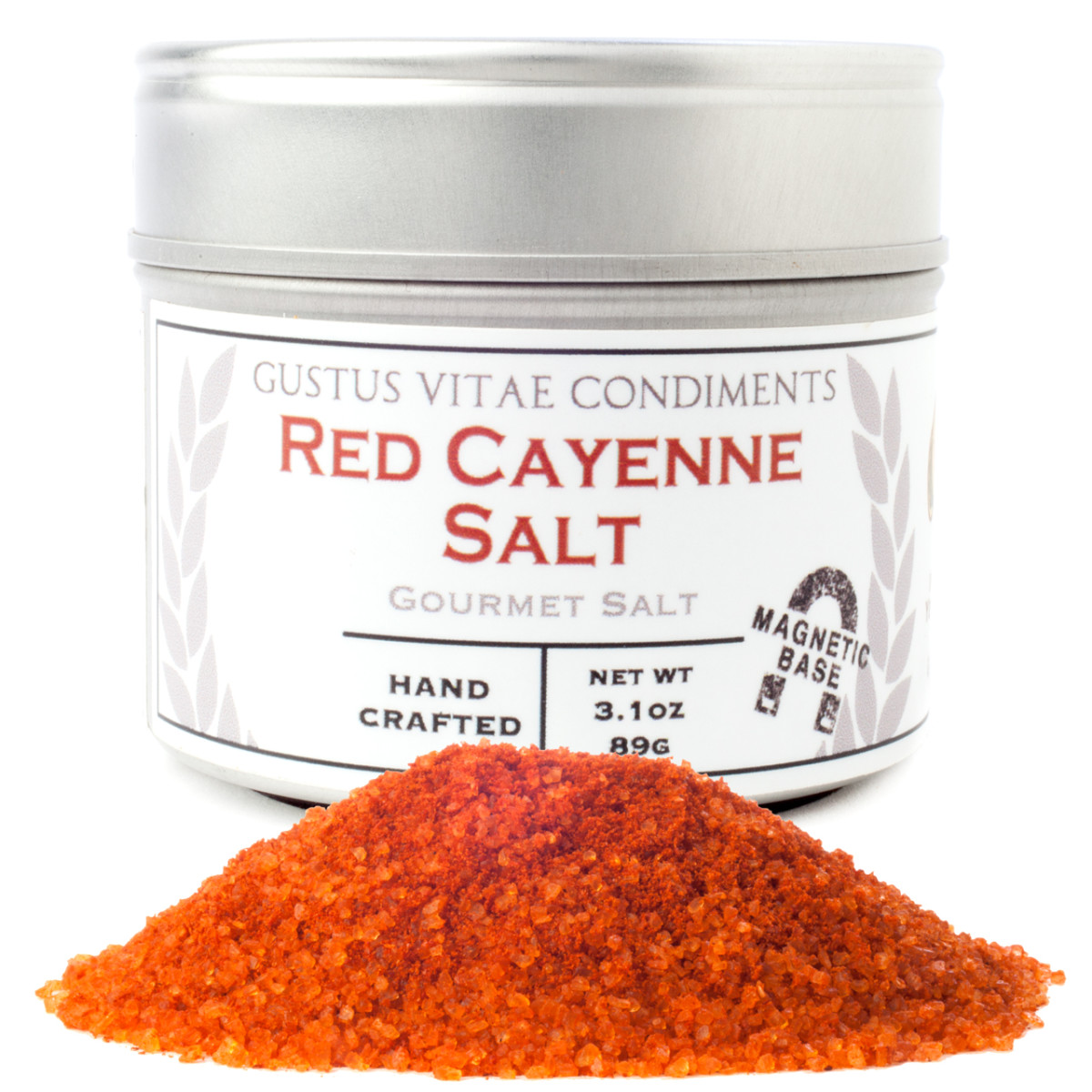 Gustus Vitae Condiments' Red Cayenne Salt