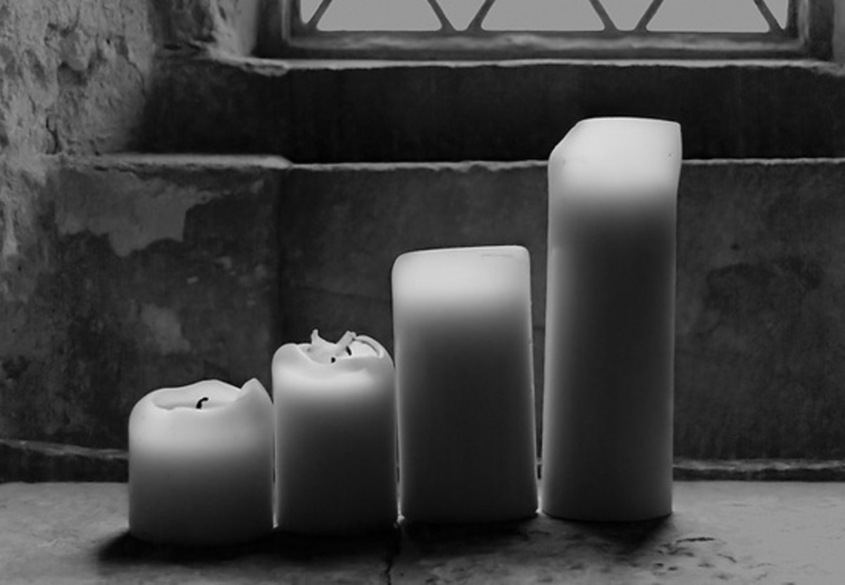 Row of candles