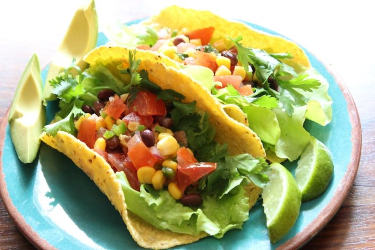 vegetarian tacos