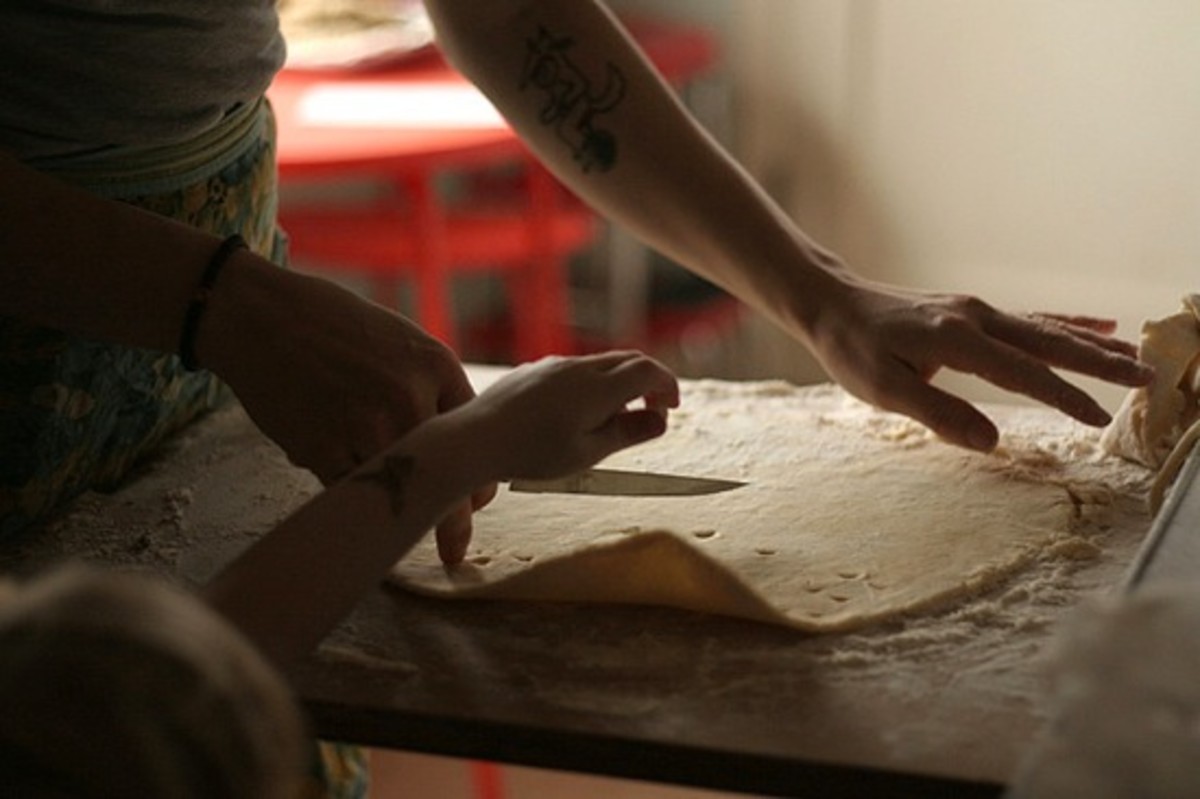 making pie crust