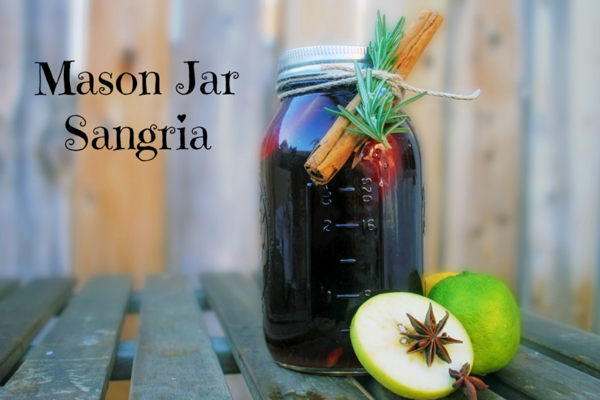 Mason Jar Sangria