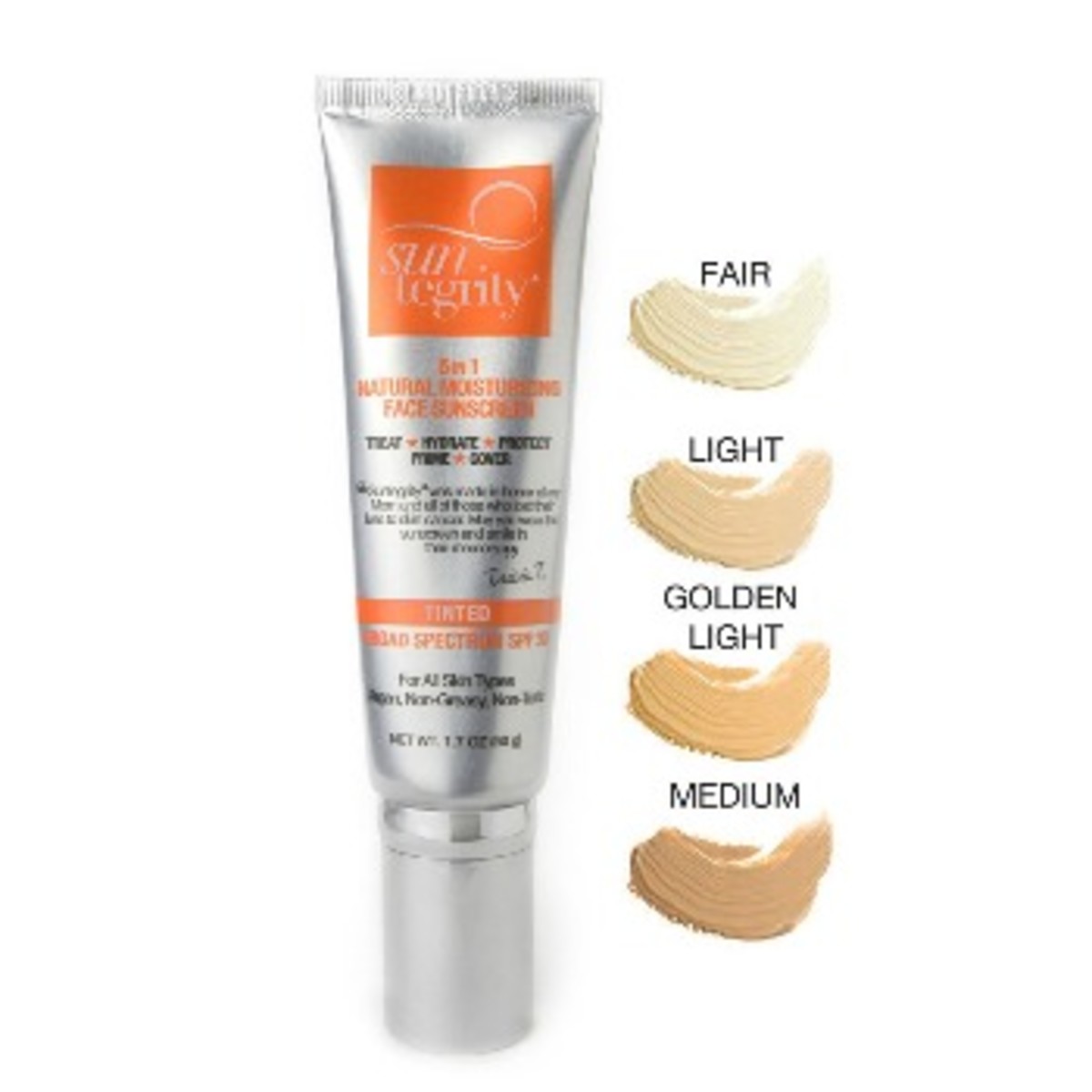Suntegrity 5-In-1 Natural Moisturizing Tinted Face Sunscreen SPF 30