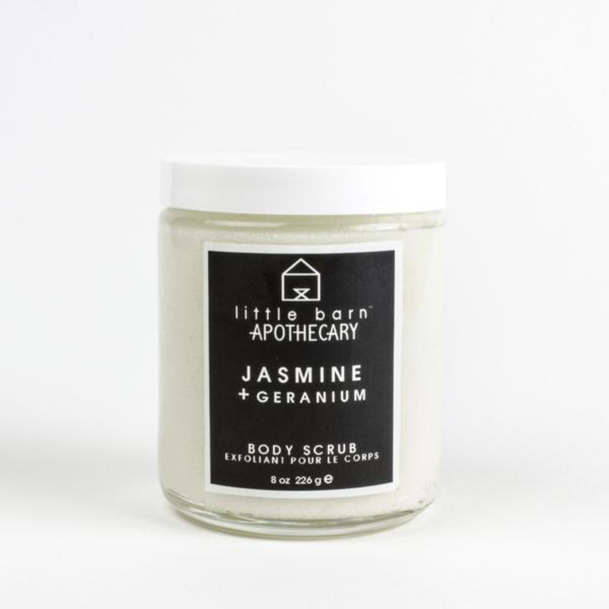 Little Barn Apothecary Jasmine + Geranium Body Scrub