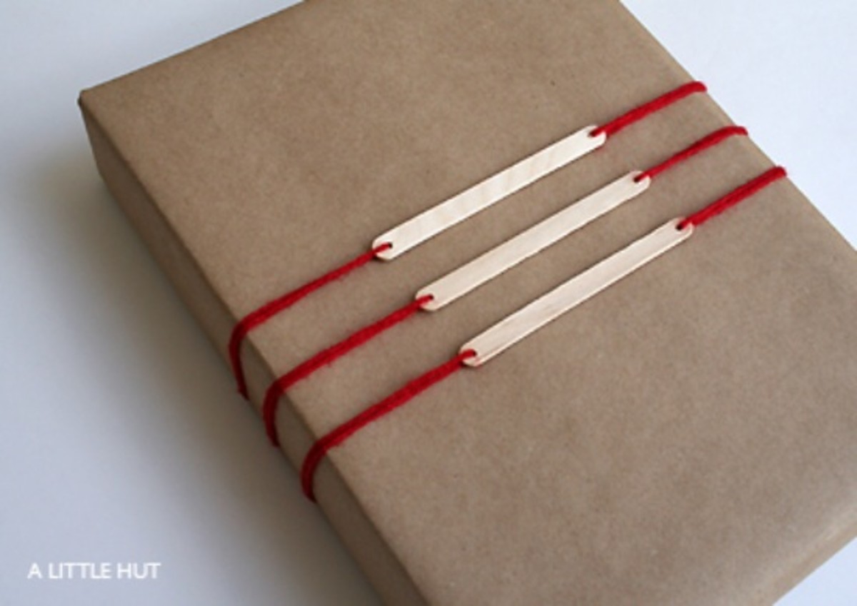 Popsicle stick gift tags