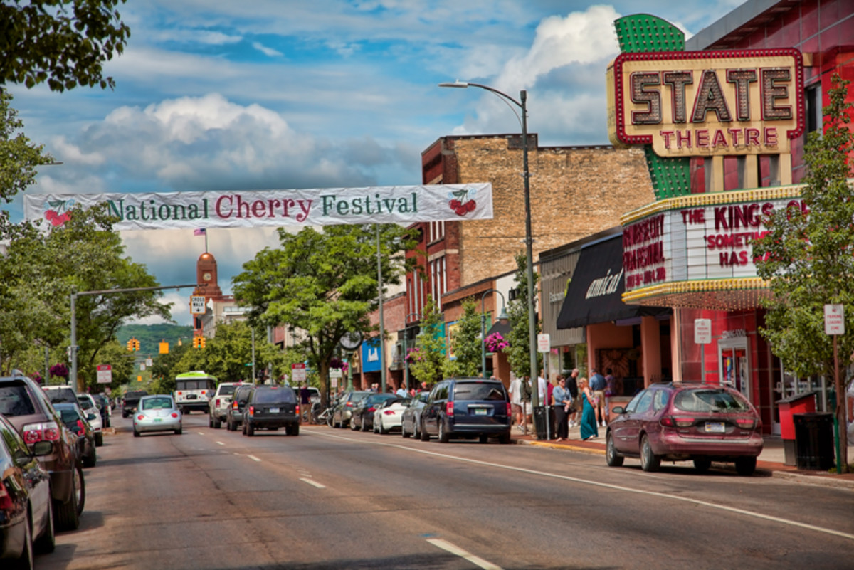The National Cherry Festival in Traverse City, Michigan