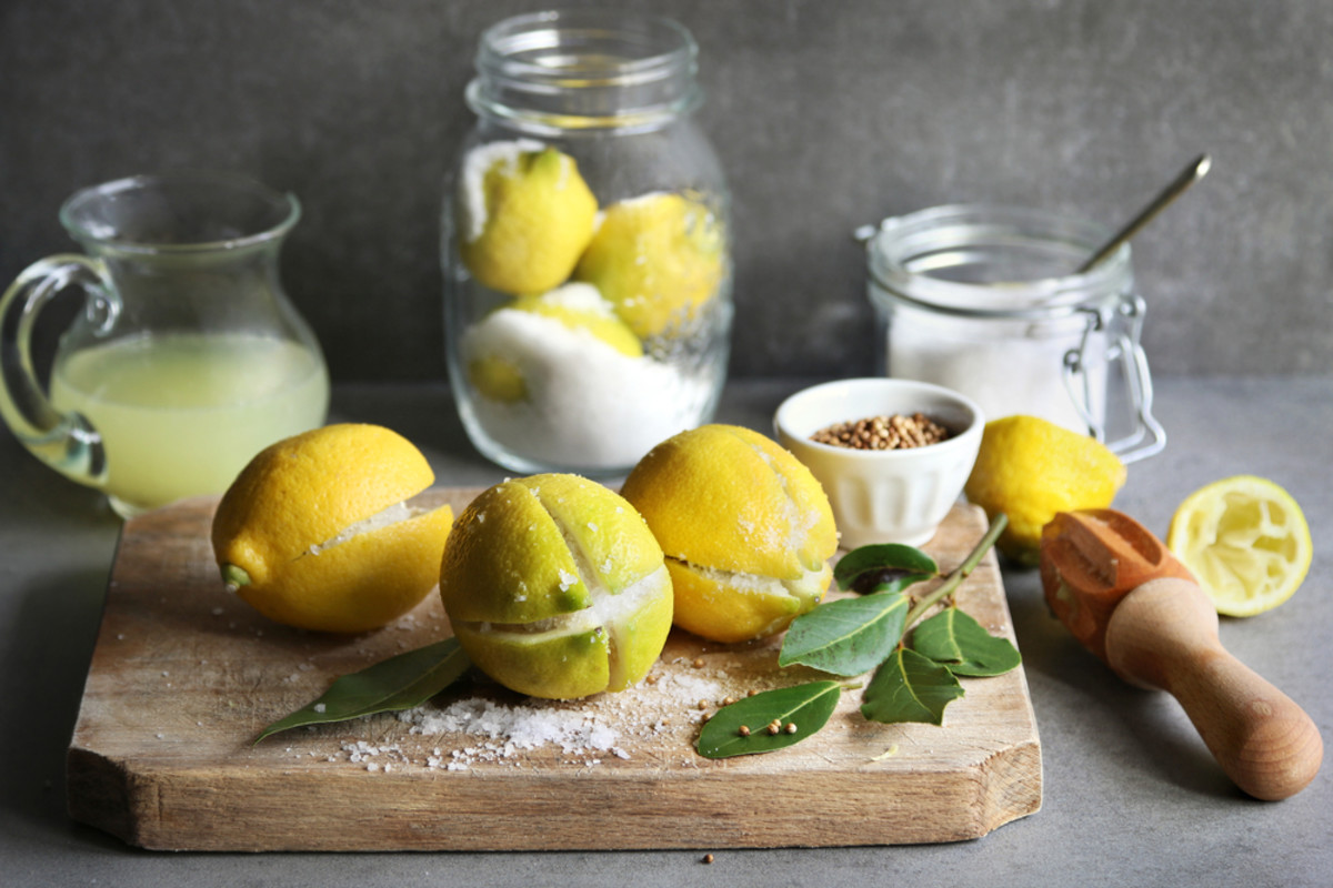 Ideas of using preserved lemons.
