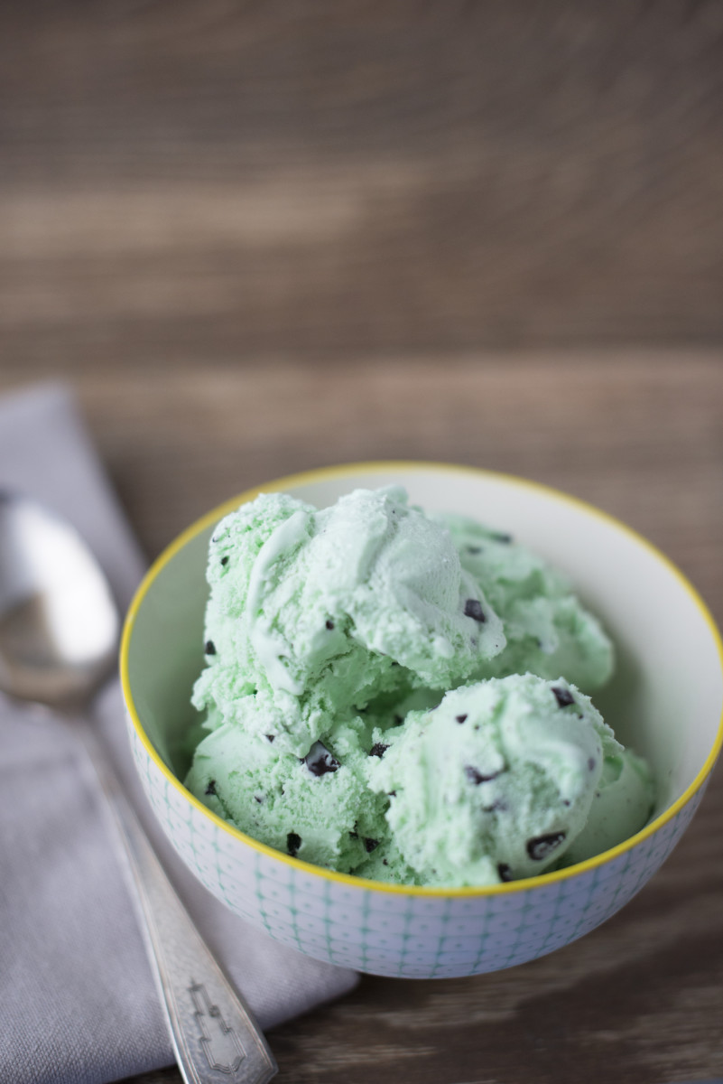 mint avocado ice cream