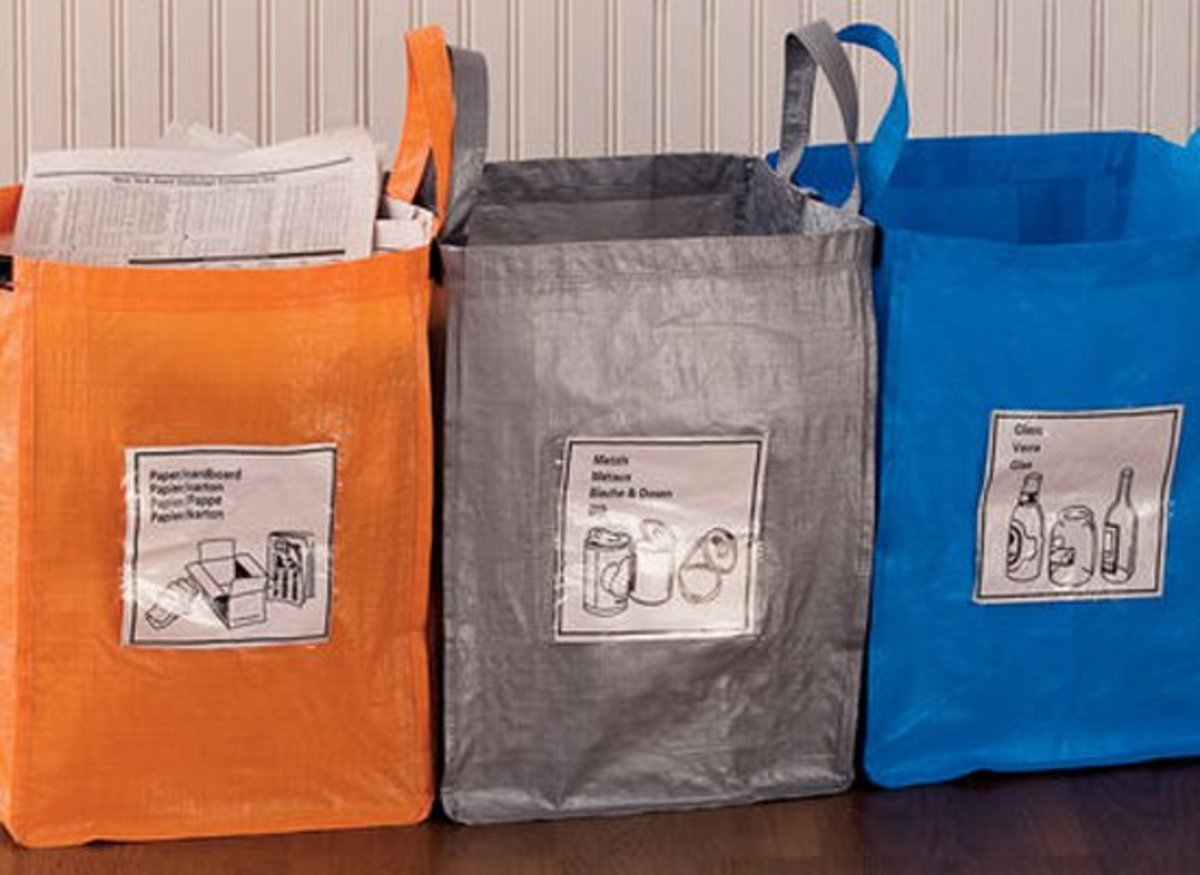 Gaiam Folding Recycling Bags