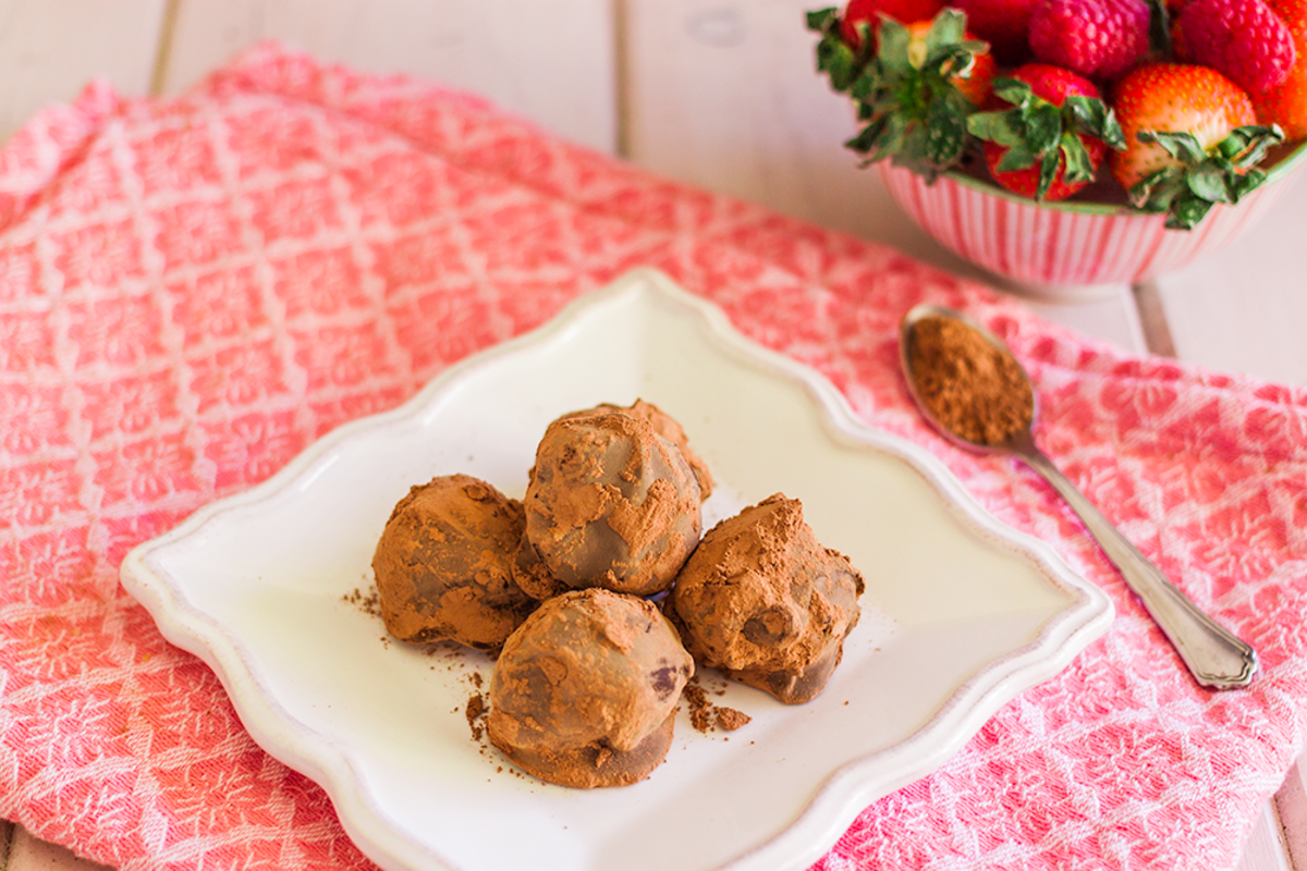 Jar up these vegan chocolate truffles for the perfect gift in a jar