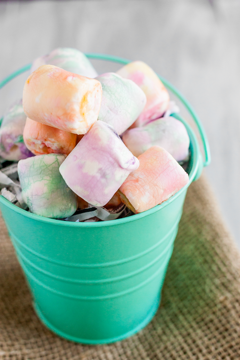 Tie-Dyed Vegan Marshmallows for Easter