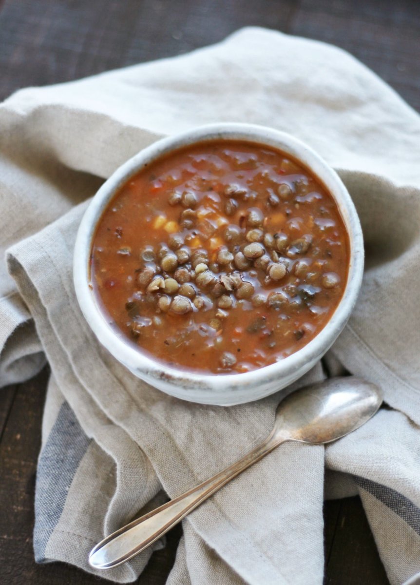 lentil crockpot soup