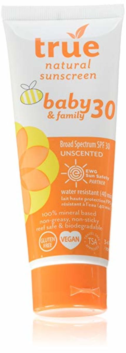 True Natural Zinc 30 Baby & Family Sunscreen