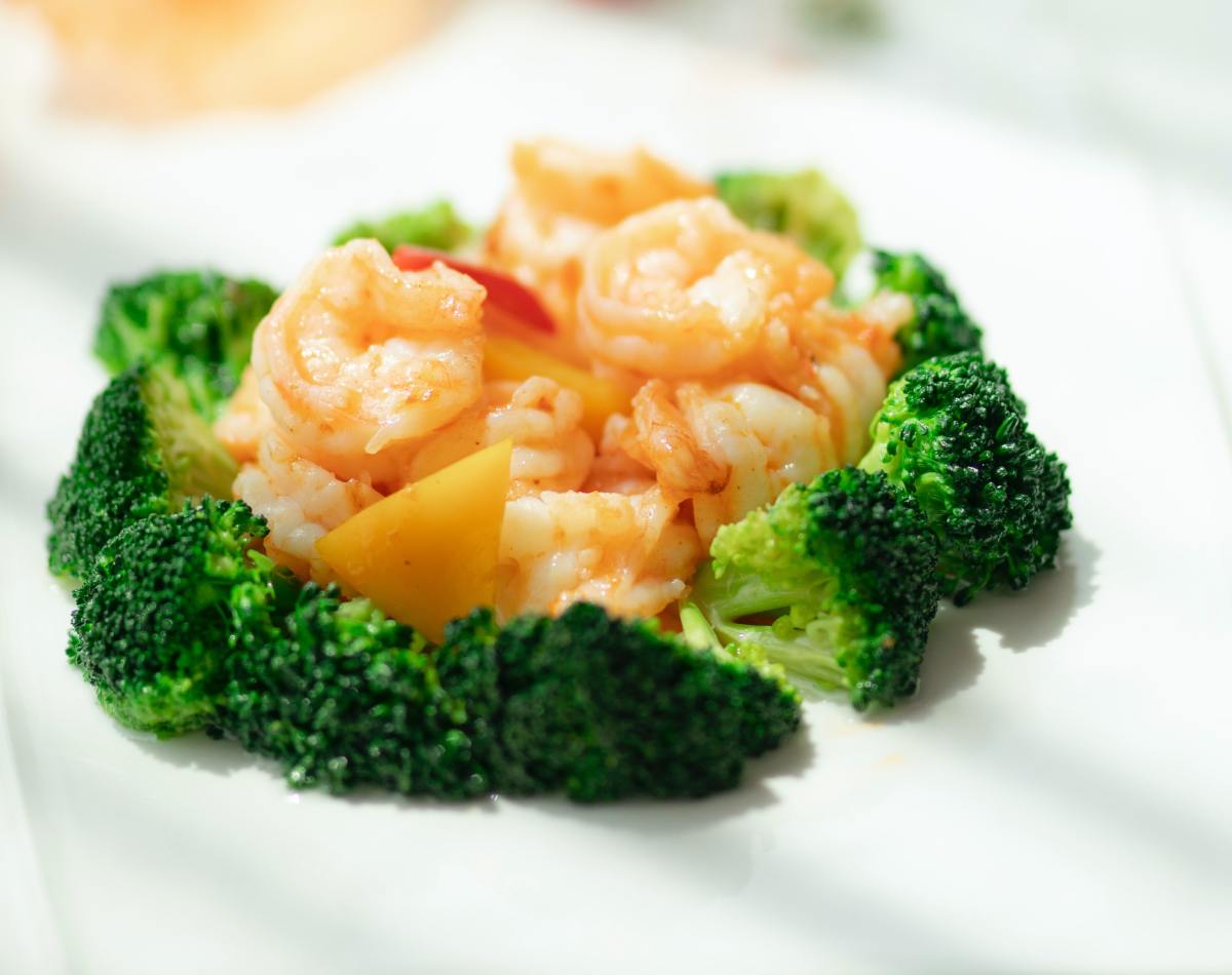 shrimp and broccoli