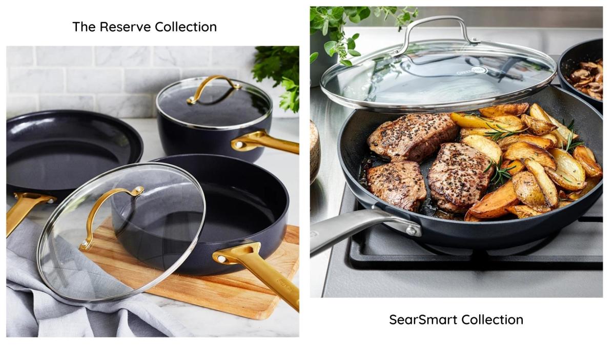 The Reserve Collection and SearSmart Collection by GreenPan.