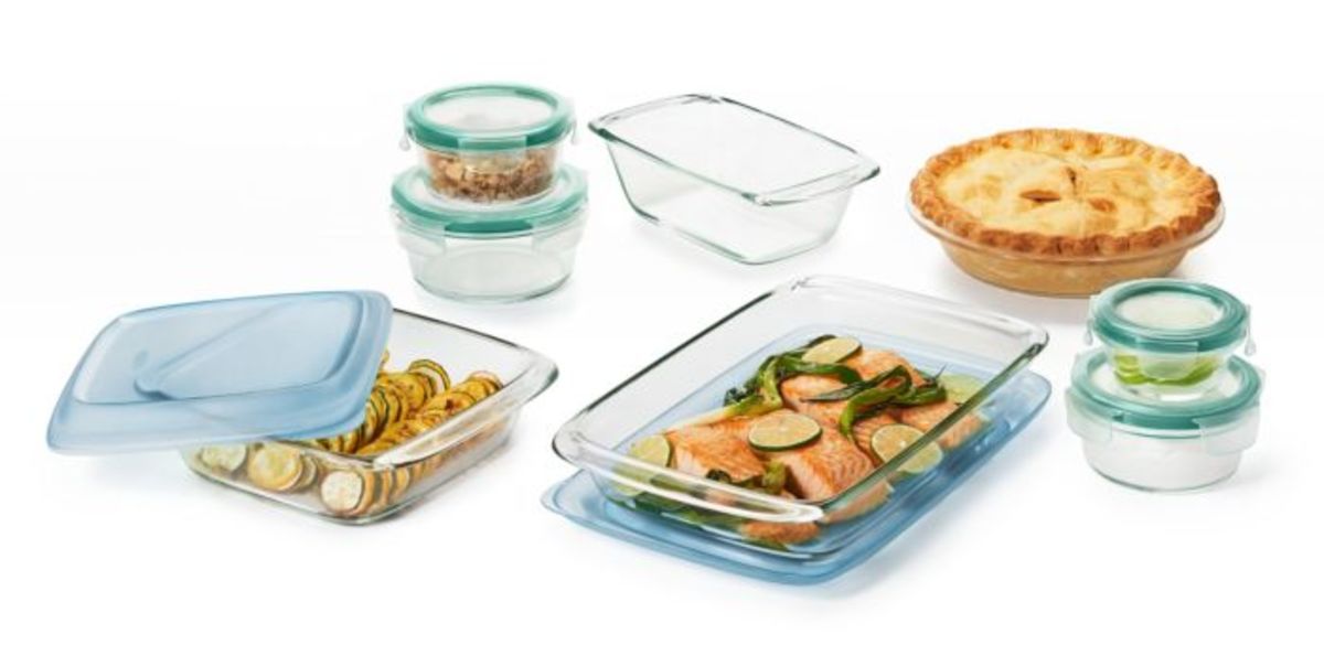 Oxo 14 piece bake, serve, and store set