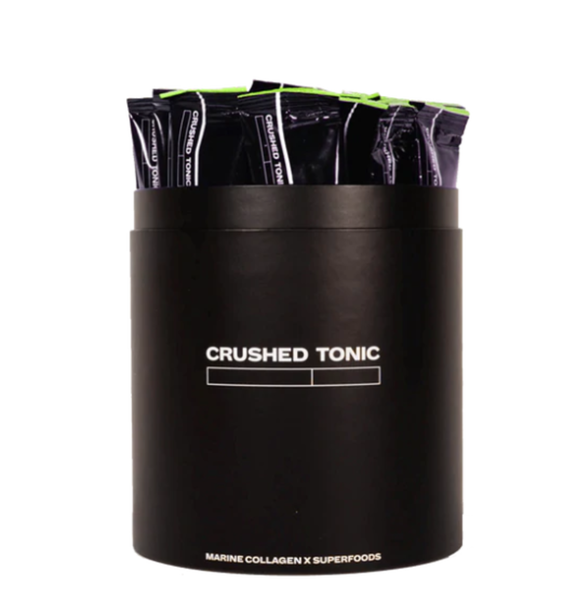 Crushed Tonic's marine collagen also comes in matcha flavor and contains biotin and probiotics, sold in Organic Authority's store. 