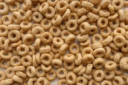 Image of up close of Cheerios which contain glyphosate, so we recommend some healthy Cheerios alternatives.