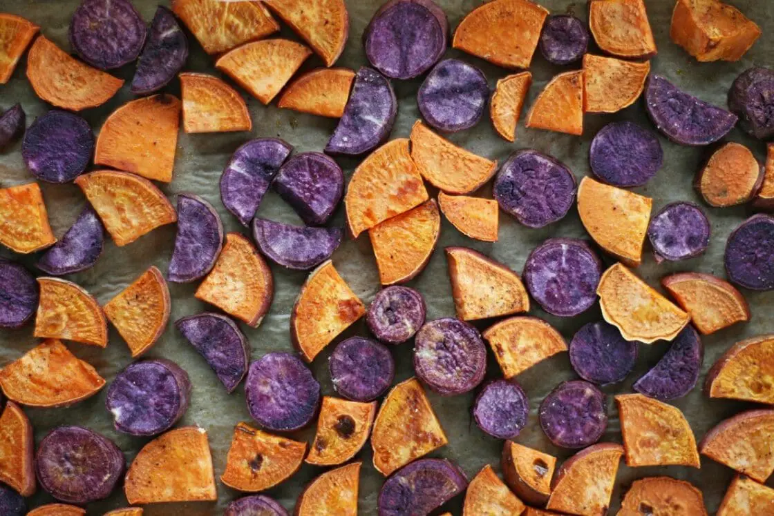 roasted sweet potatoes