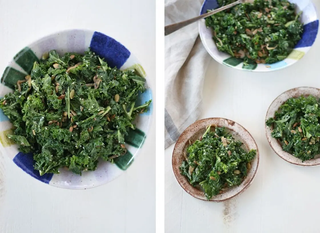 kale caesar salad