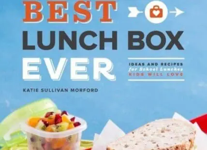 Best Lunch Box Ever book cover with fresh fruit and sandwich