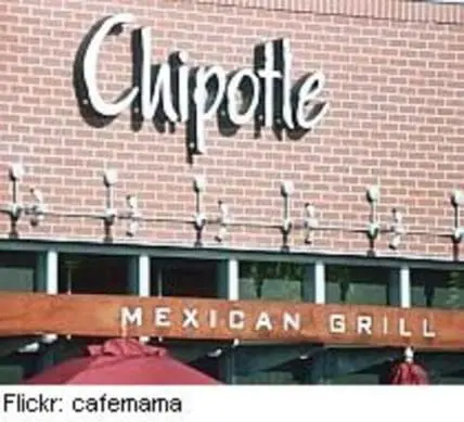 Chipotle Mexican Grill storefront with signage on brick building