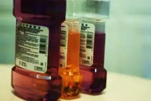 Row of mouthwash