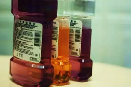 Row of mouthwash