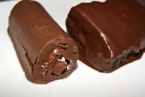 Homemade chocolate snack cakes with cream filling