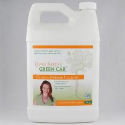 Laura Klein's Green Car Glass & Mirror Cleaner bottle