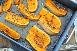 Squash that's roasted.