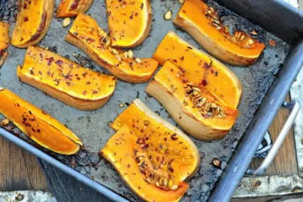 Squash that's roasted.
